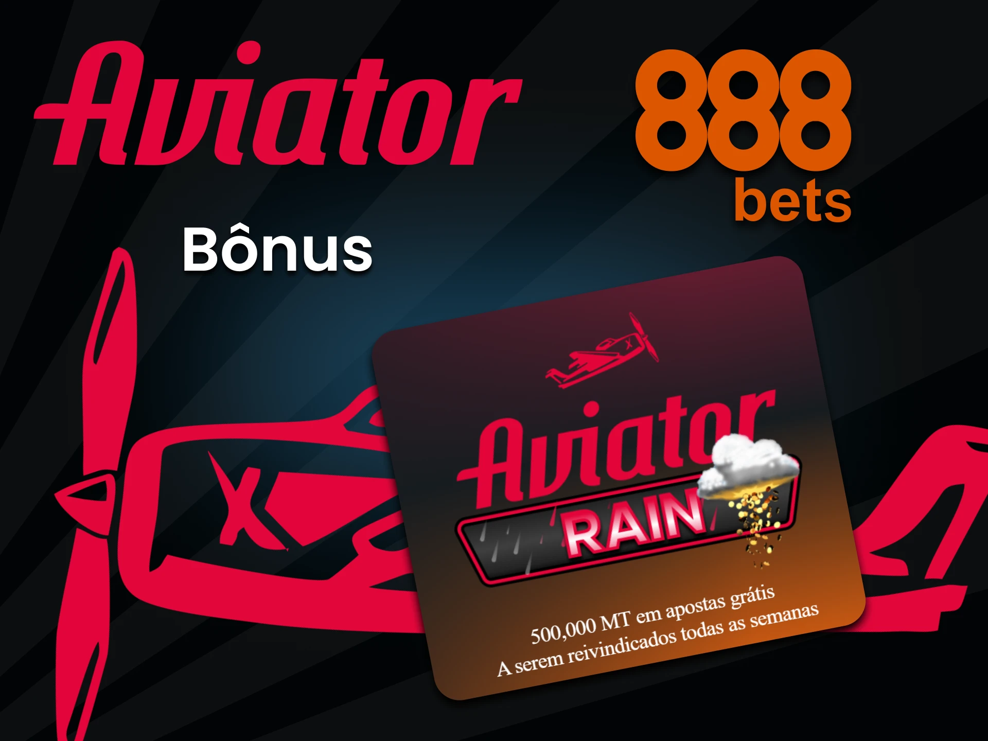 O 888bets oferece bônus para o jogo Aviator.