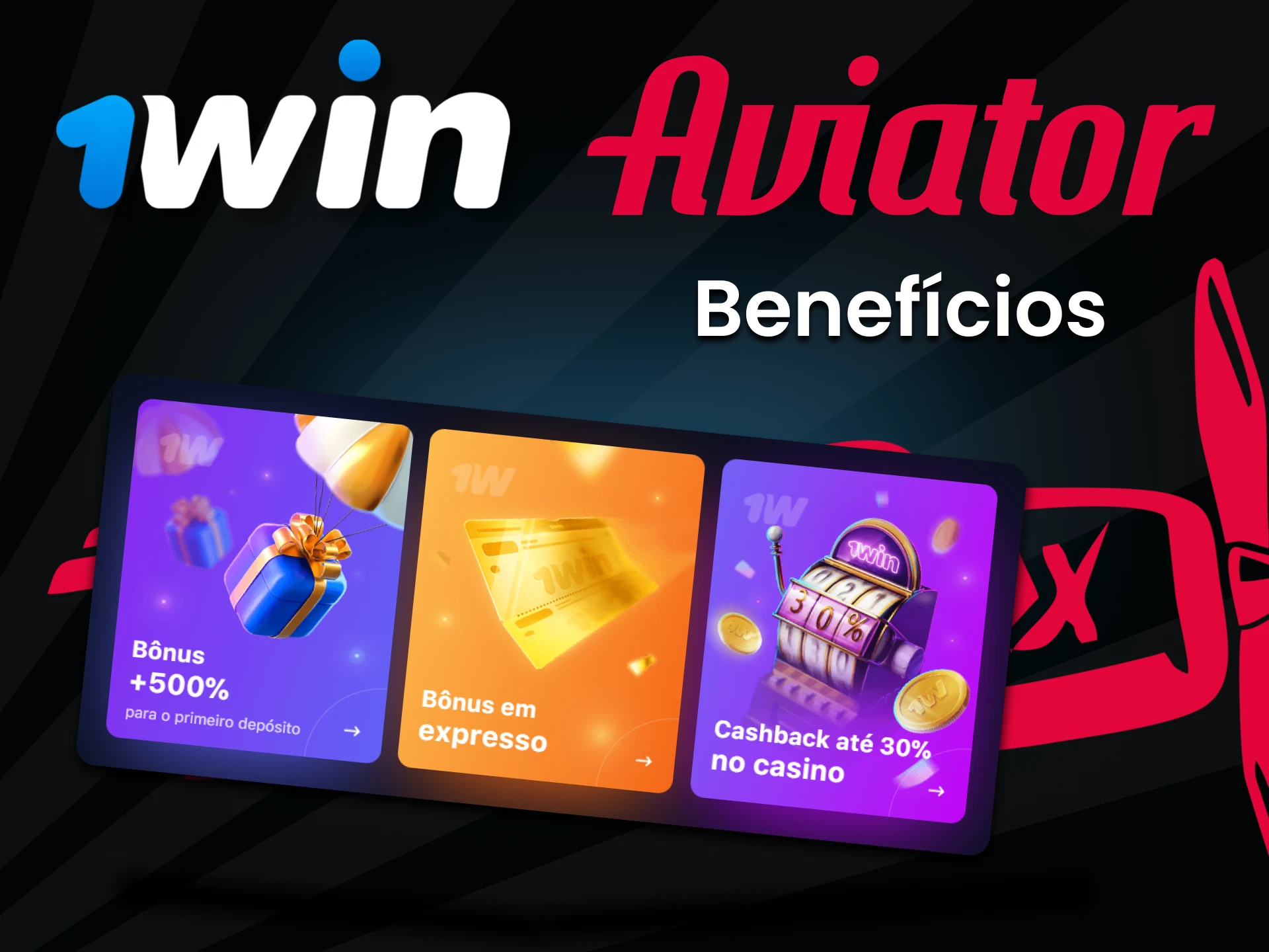 1win tem muitas vantagens para jogar Aviator.