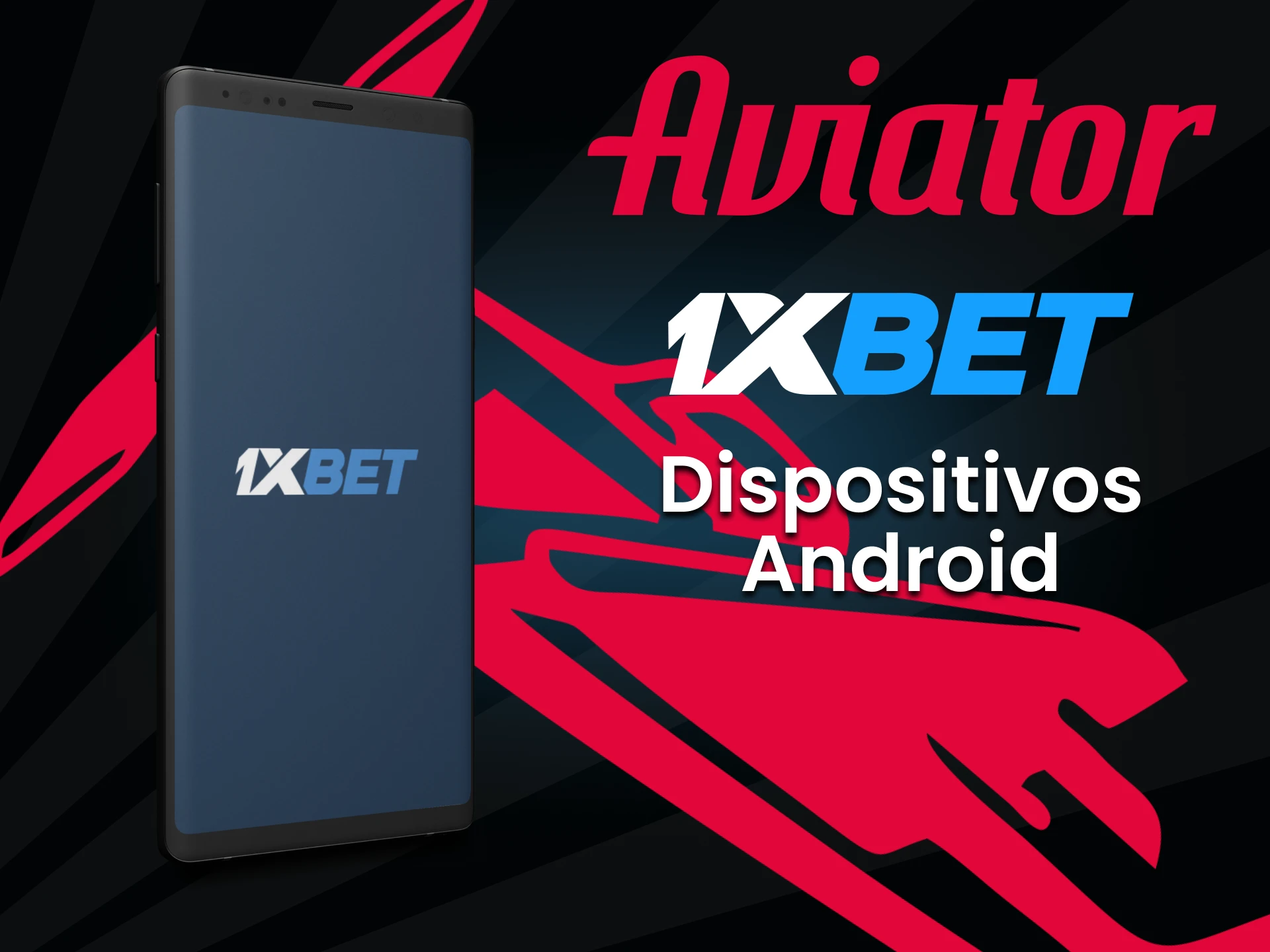 Jogue Aviator através do aplicativo 1xbet para Android.