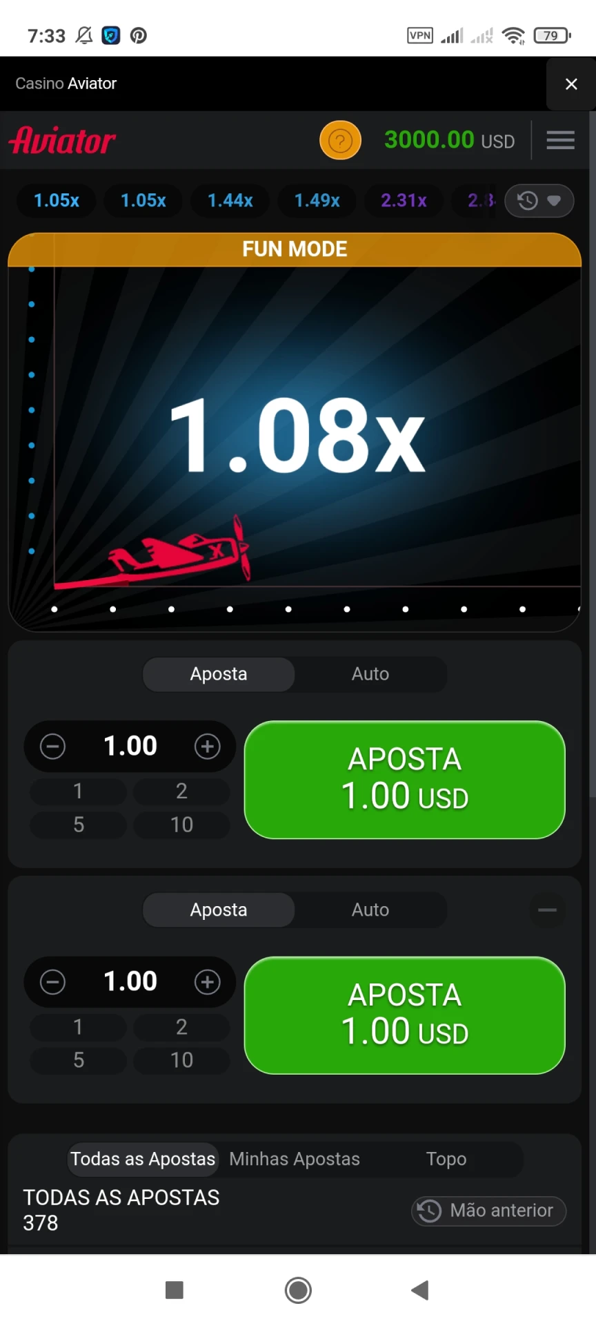 Comece a jogar Aviator no aplicativo 888bets.