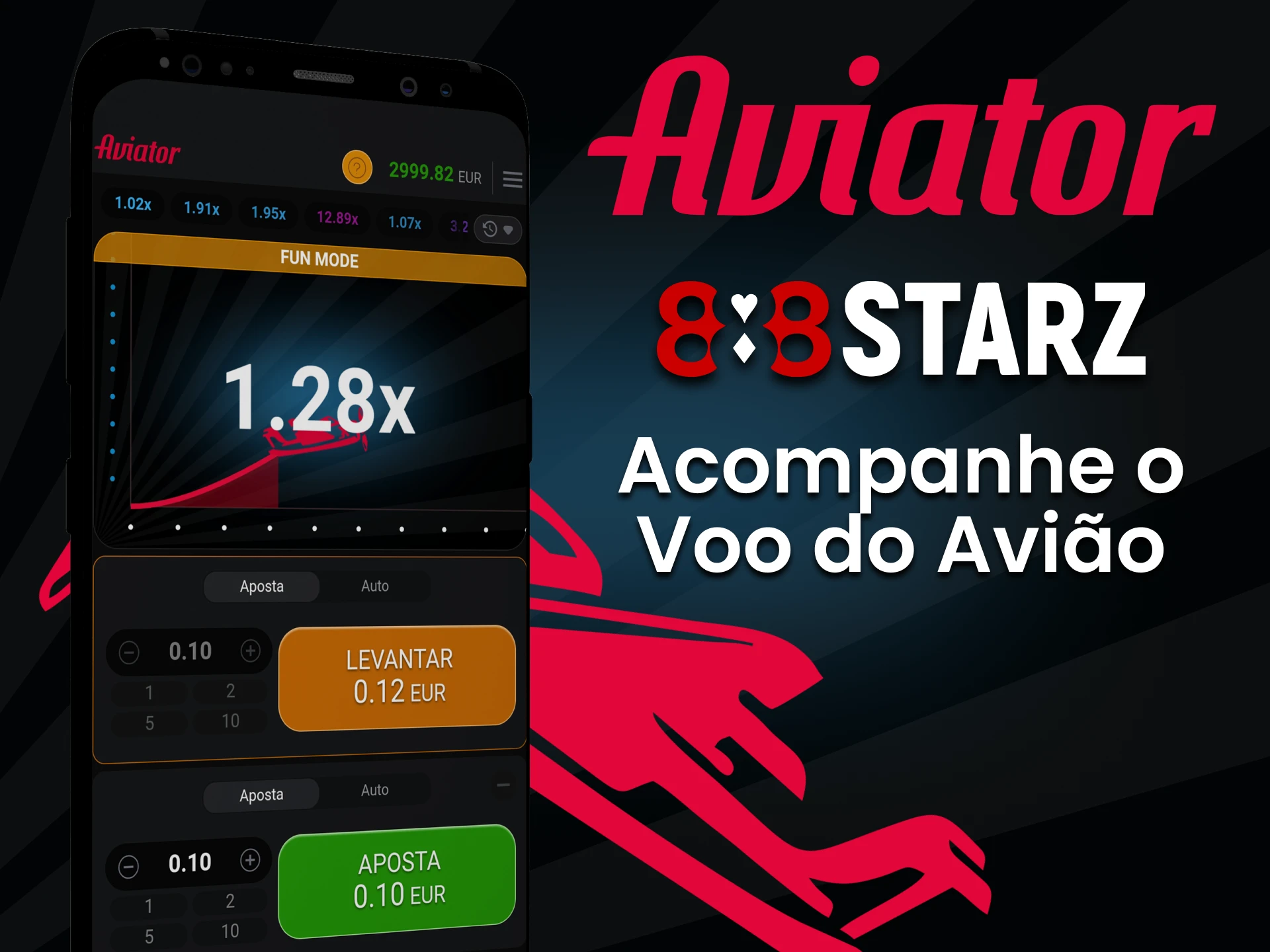 Observe o avião voar para o Aviator até o momento perfeito para viajar no 888starz.