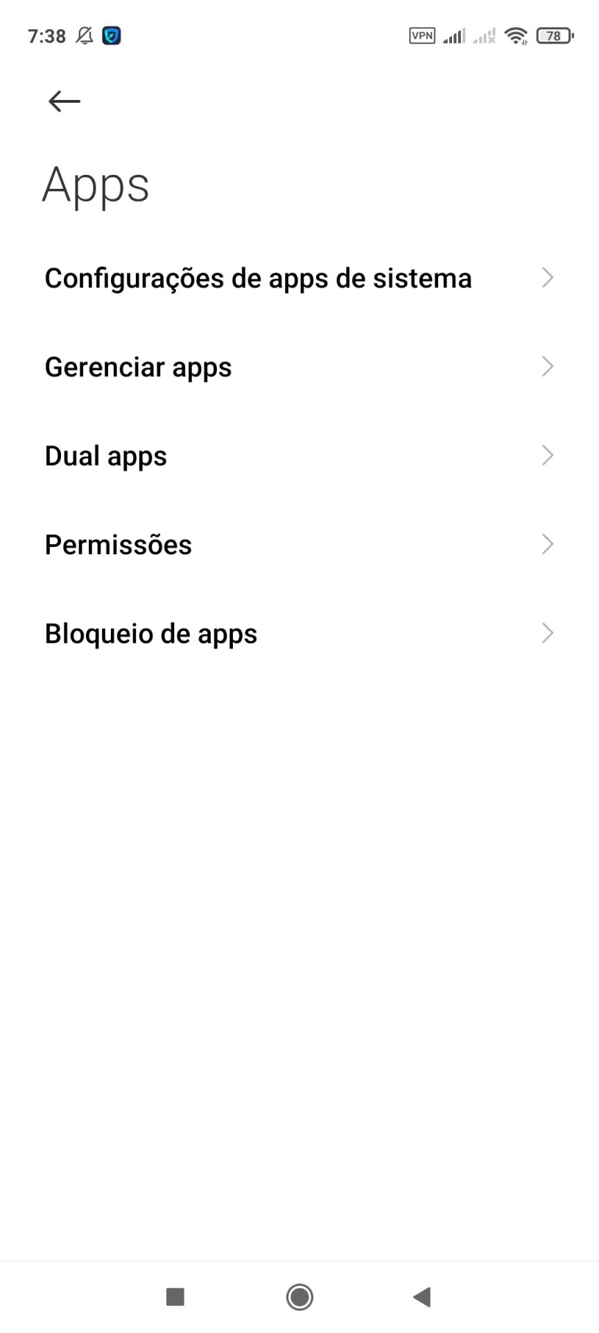 Acesse as configurações do seu telefone para instalar o aplicativo 1xbet.