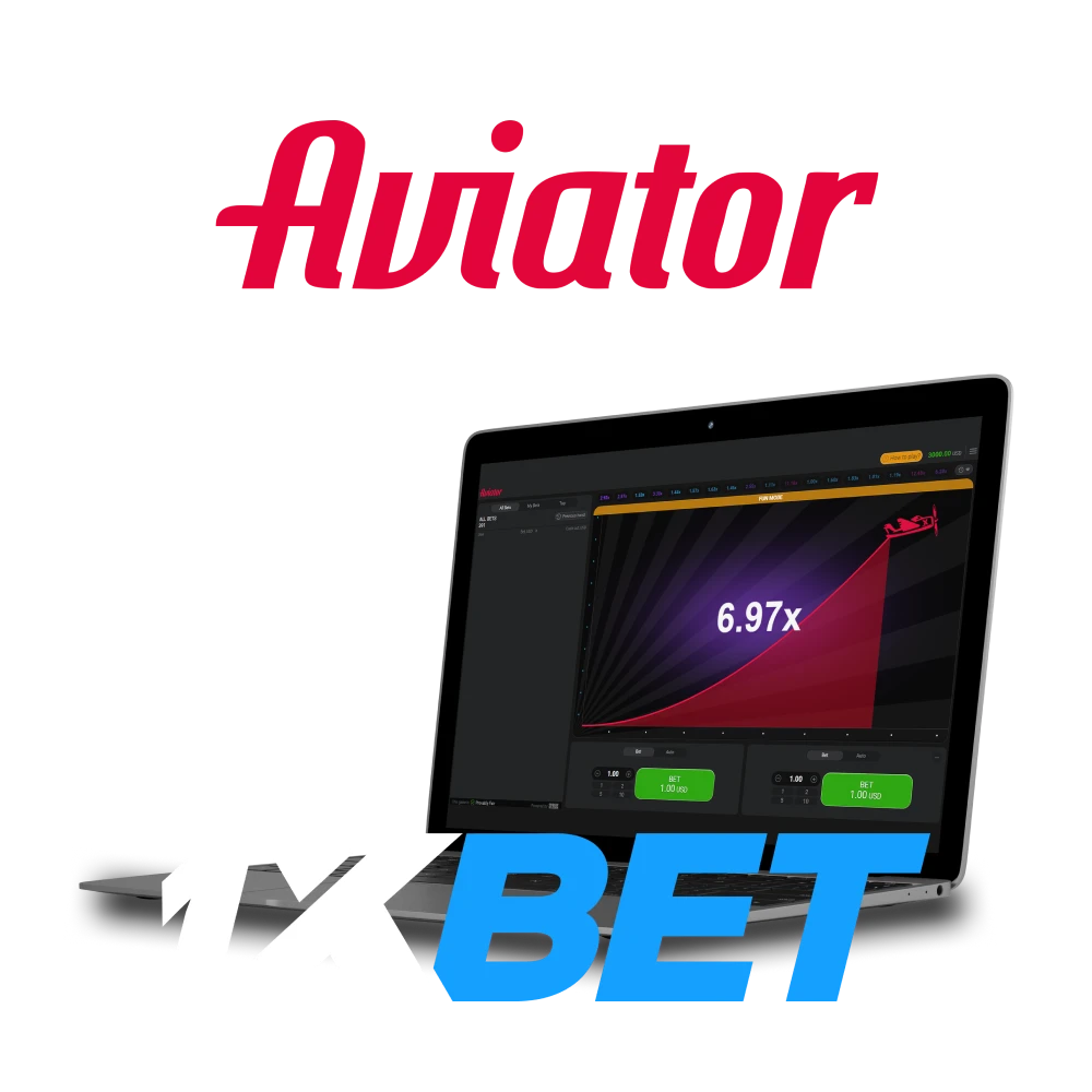 Para jogar Aviator, escolha o site 1xbet.