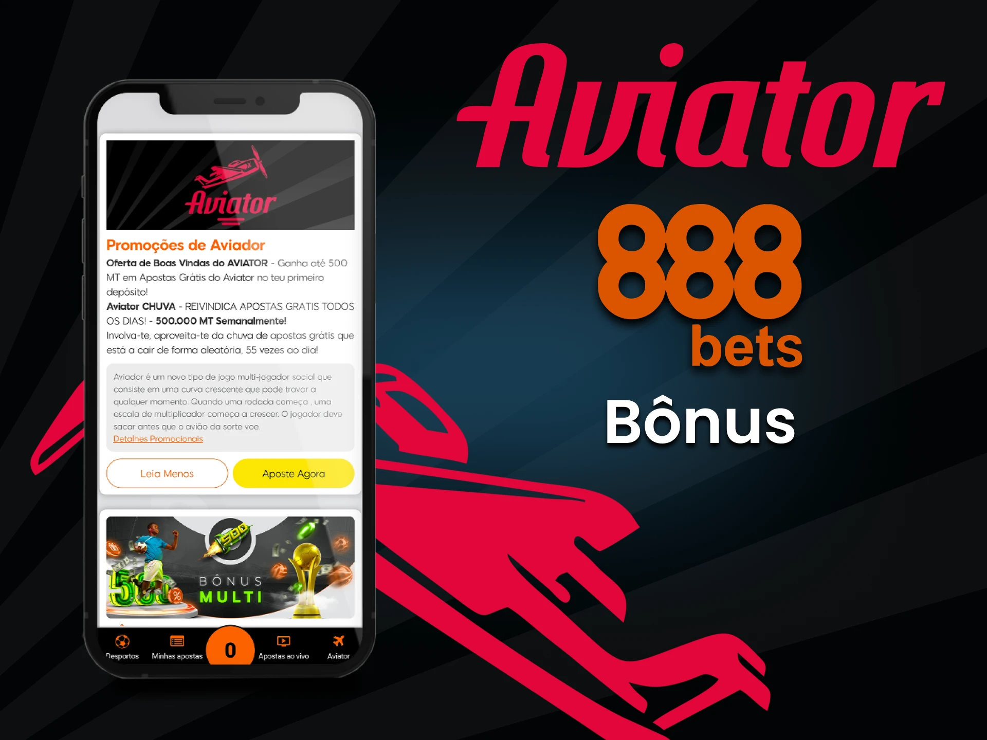 Receba um bônus do 888bets por jogar Aviator.