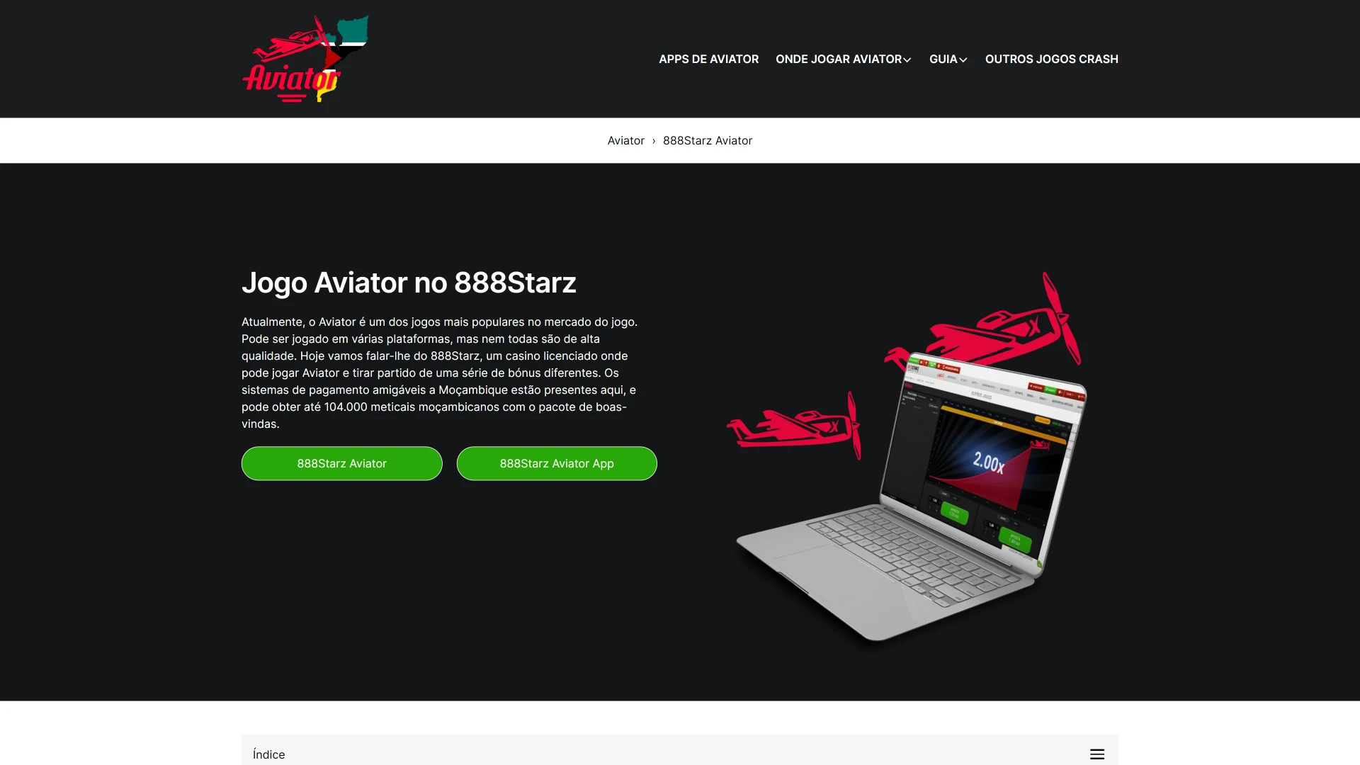 Selecione o jogo Aviator no 888starz.