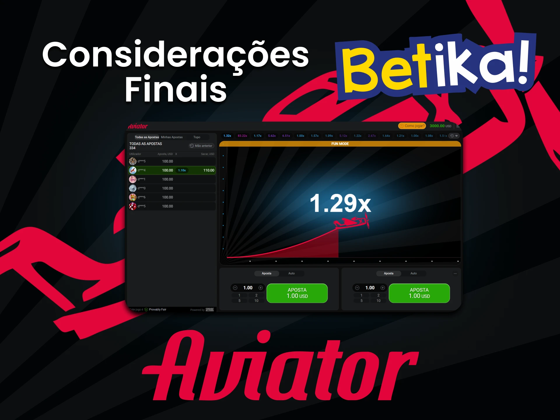 O serviço Betika é adequado para jogar Aviator.