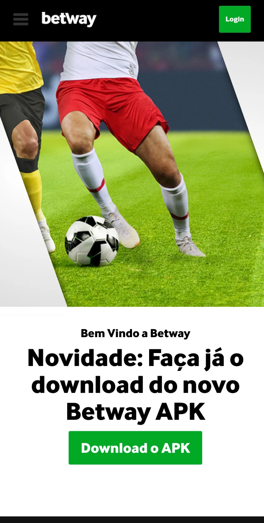 Baixe o aplicativo Betway para iOS.