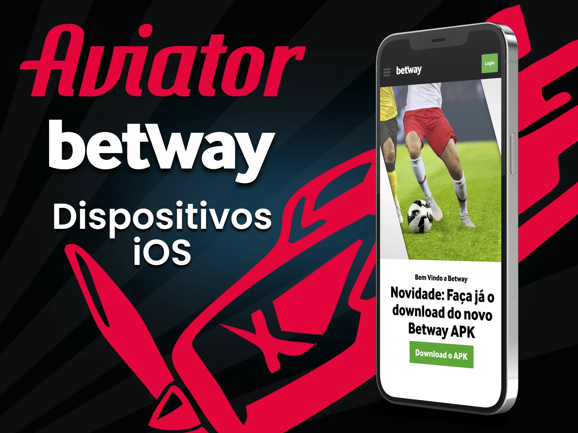 Instale o aplicativo Betway no iOS para jogar Aviator.