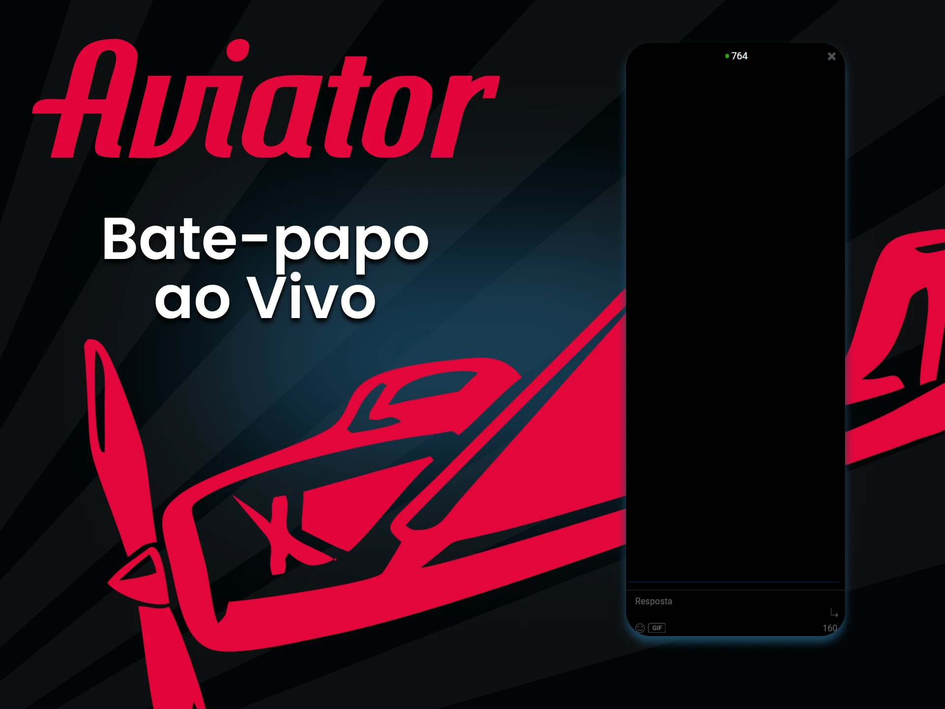 Você pode conversar com outros jogadores do jogo Aviator.