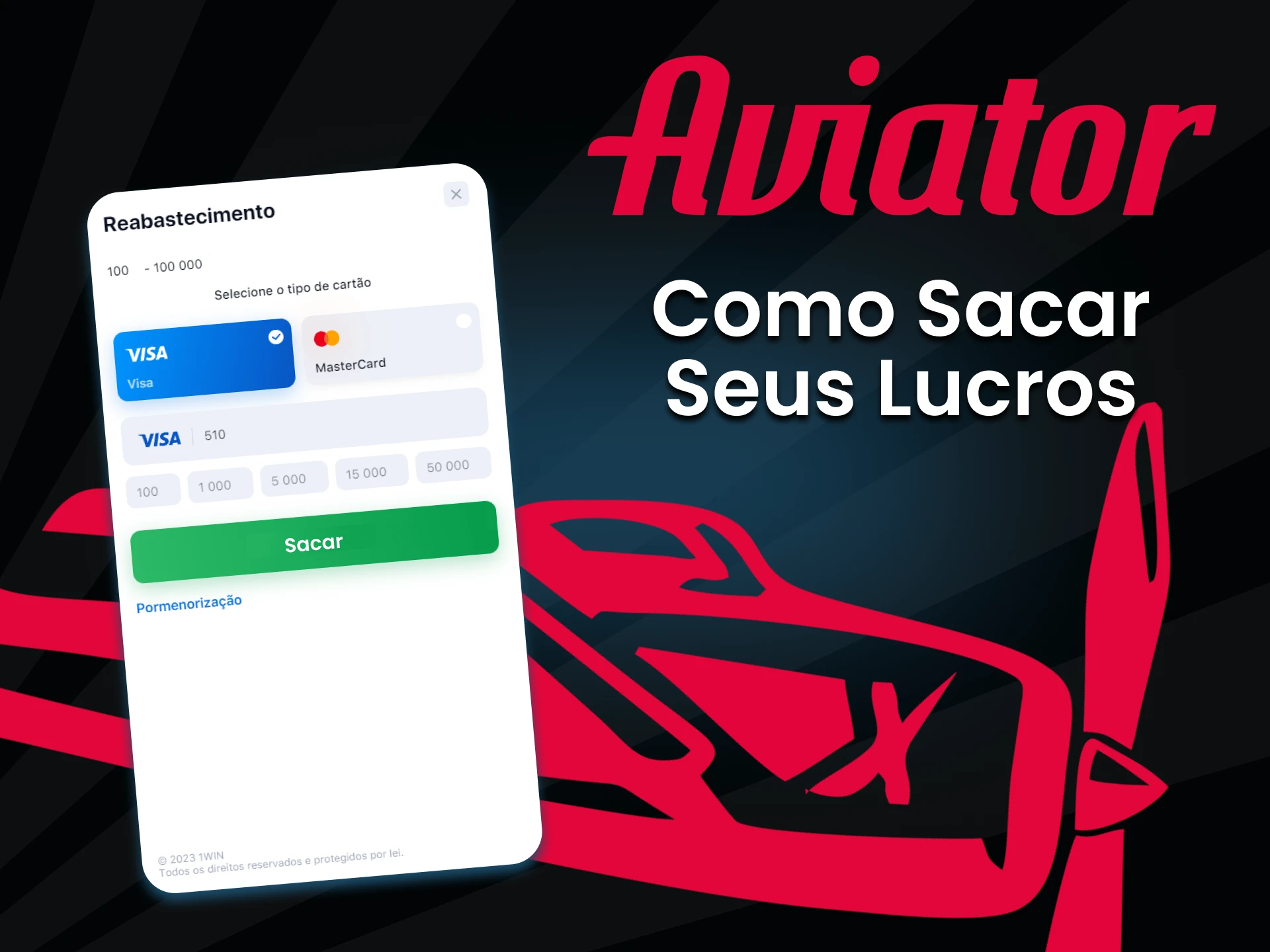 Descubra como você pode sacar seus ganhos no jogo Aviator.