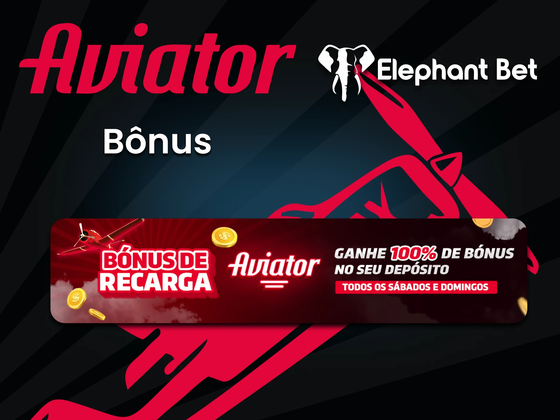Ganhe bônus jogando Aviator no Elephantbet.
