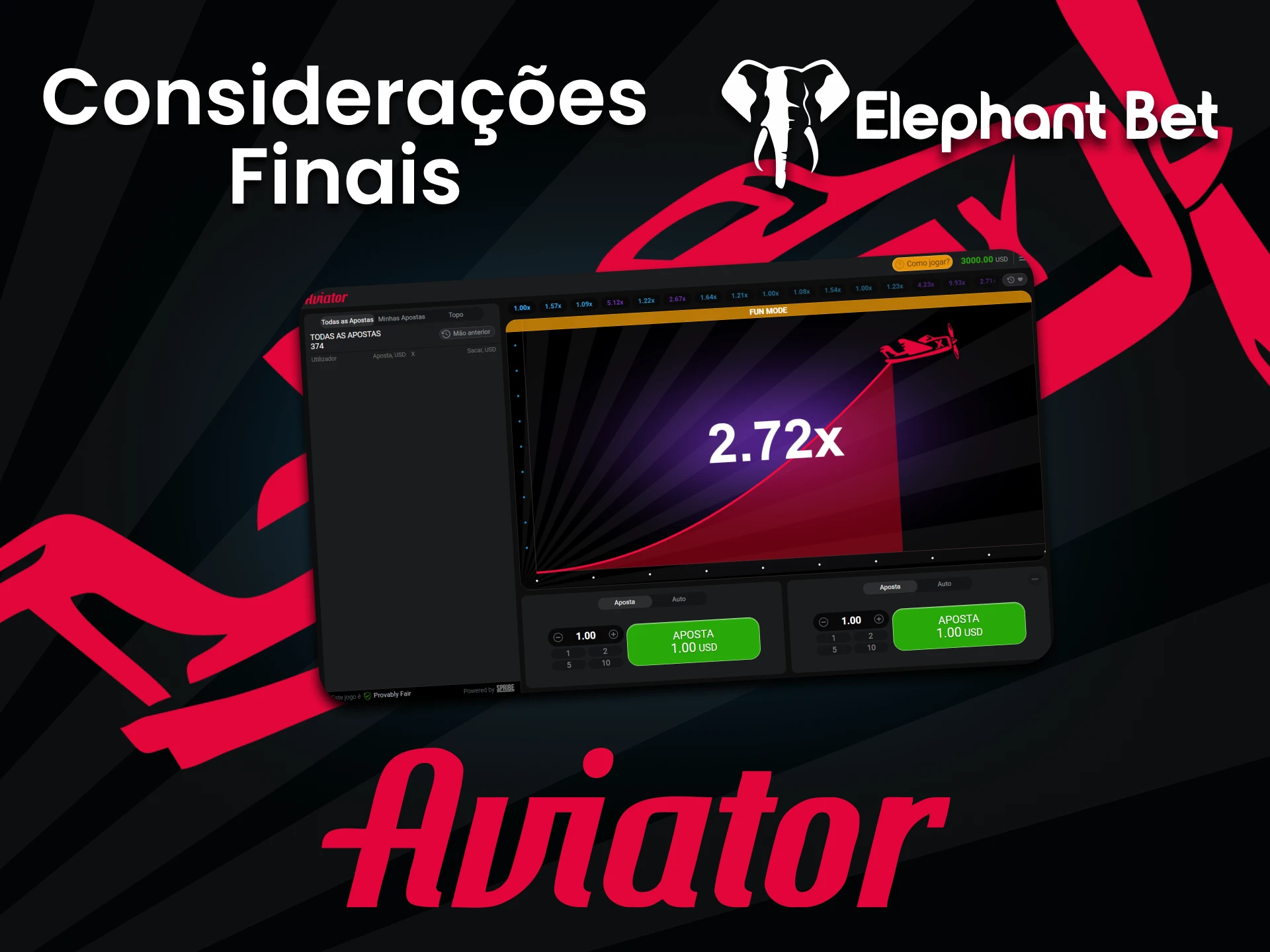 Para jogar Aviator, é melhor escolher Elephantbet.