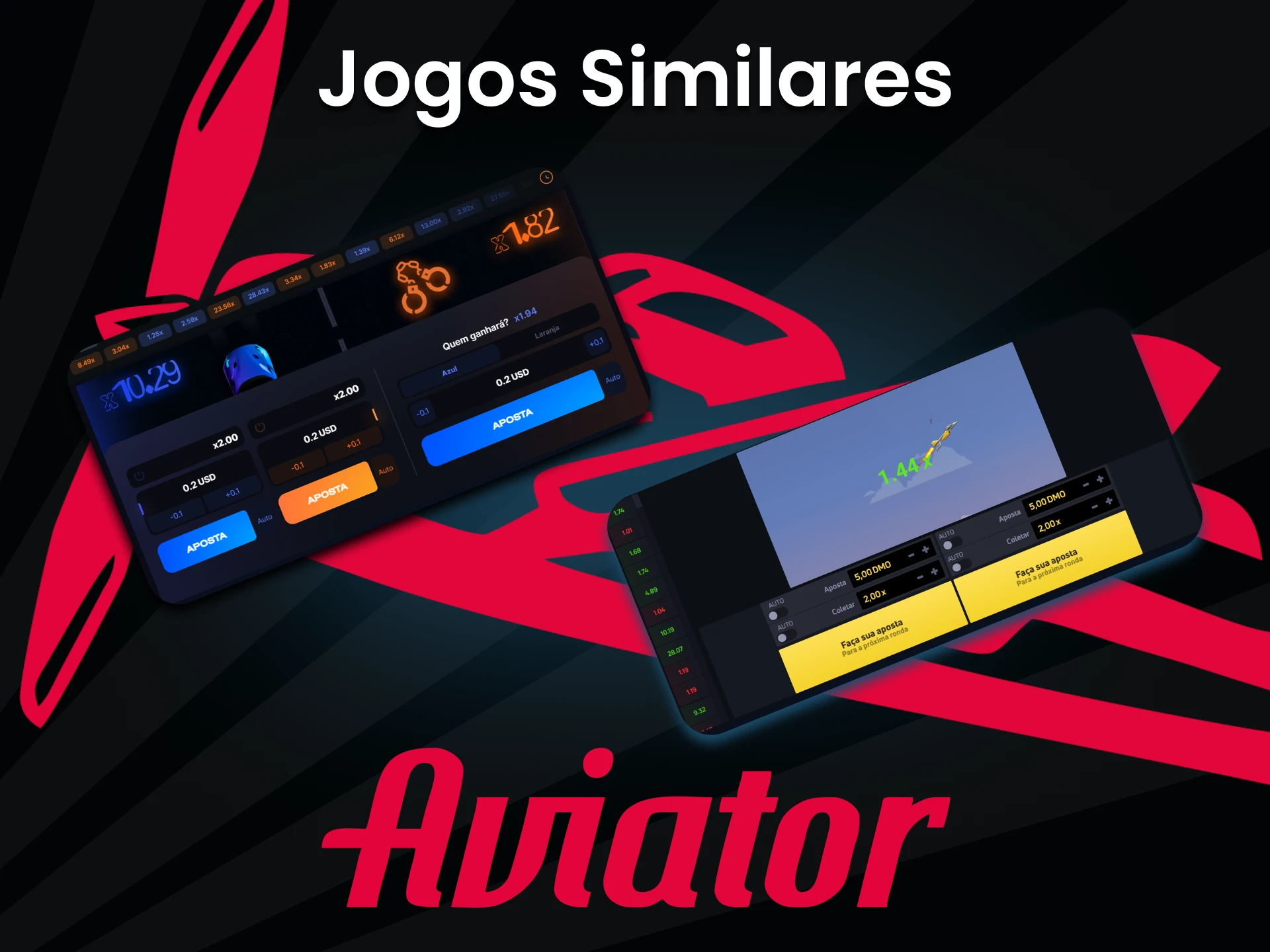 Conheça os jogos semelhantes ao Aviator.