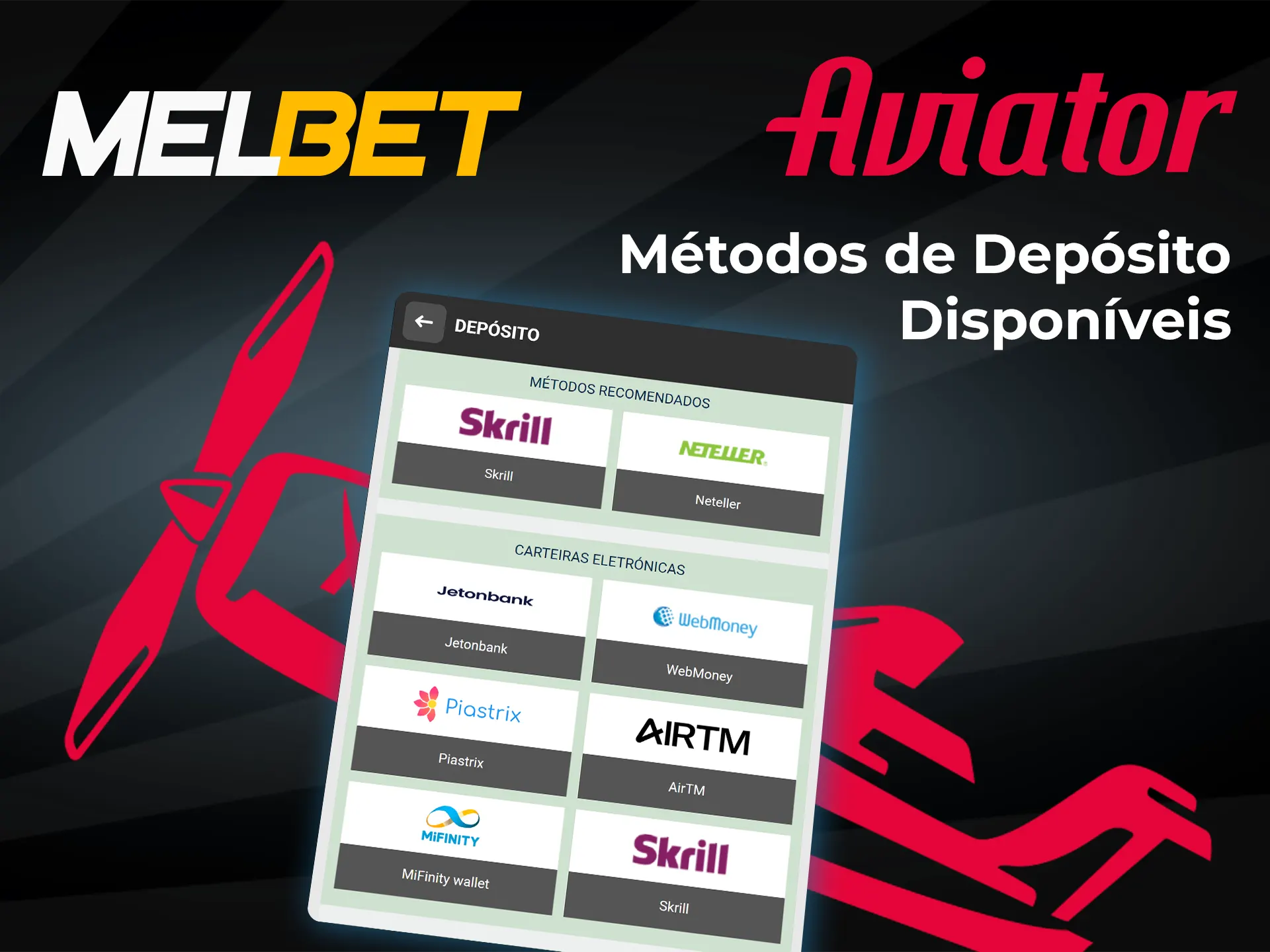 Encontre formas convenientes de recarregar a sua conta Melbet para jogar Aviator.