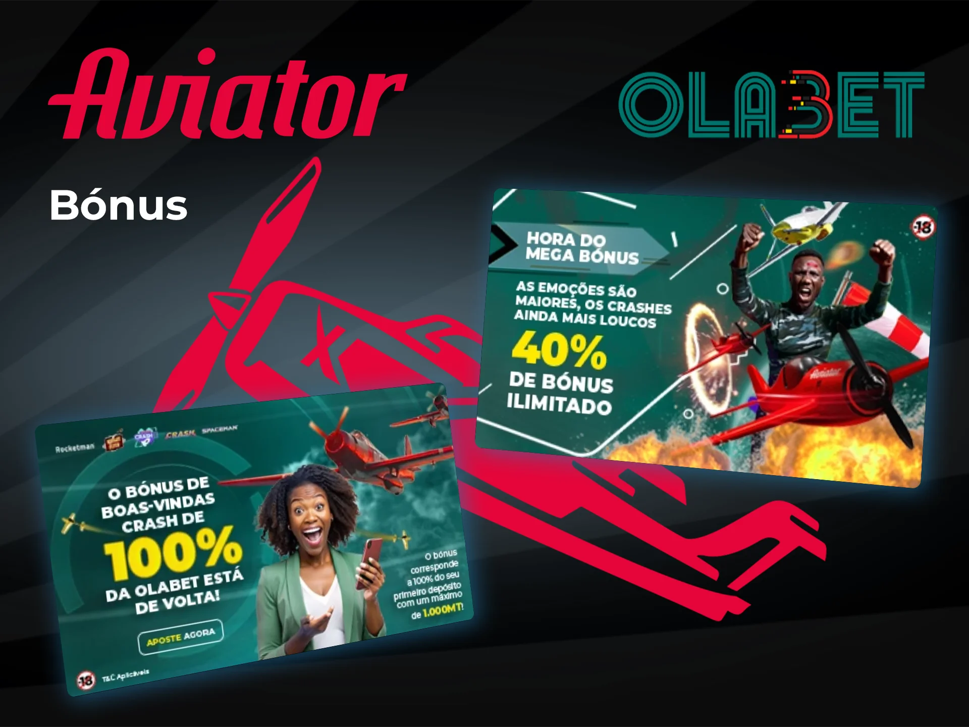Ganhe bónus para Aviator no Olabet Casino.