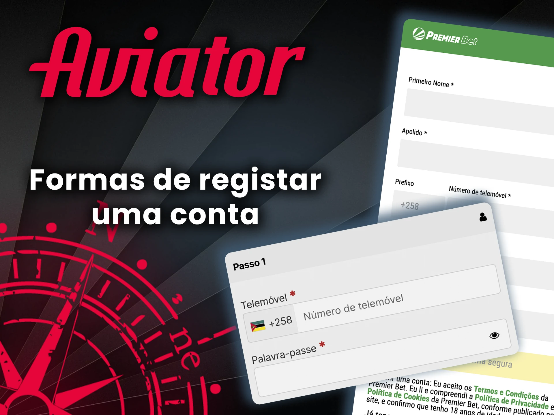 Selecione o método de registro mais adequado para você.