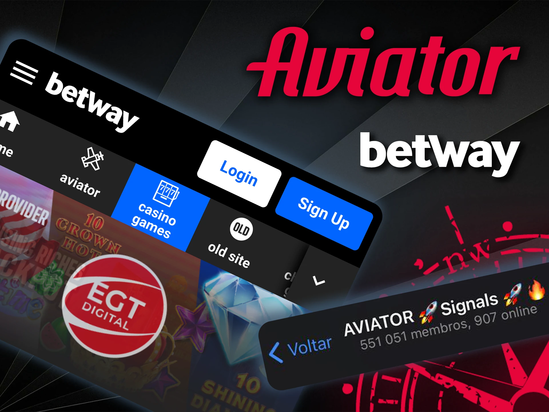 Verifique se os sinais do jogo Aviator na Betway estão funcionando corretamente.