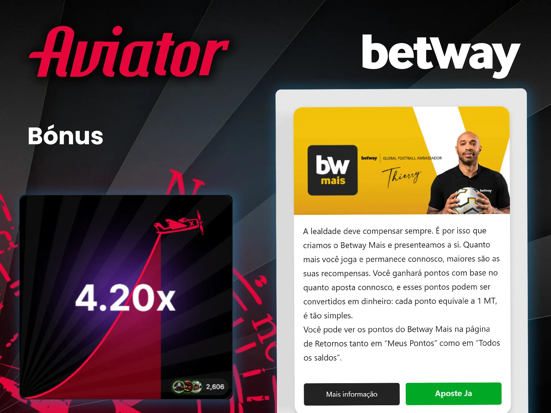 Descubra os bónus do Betway Aviator e comece a ganhar.
